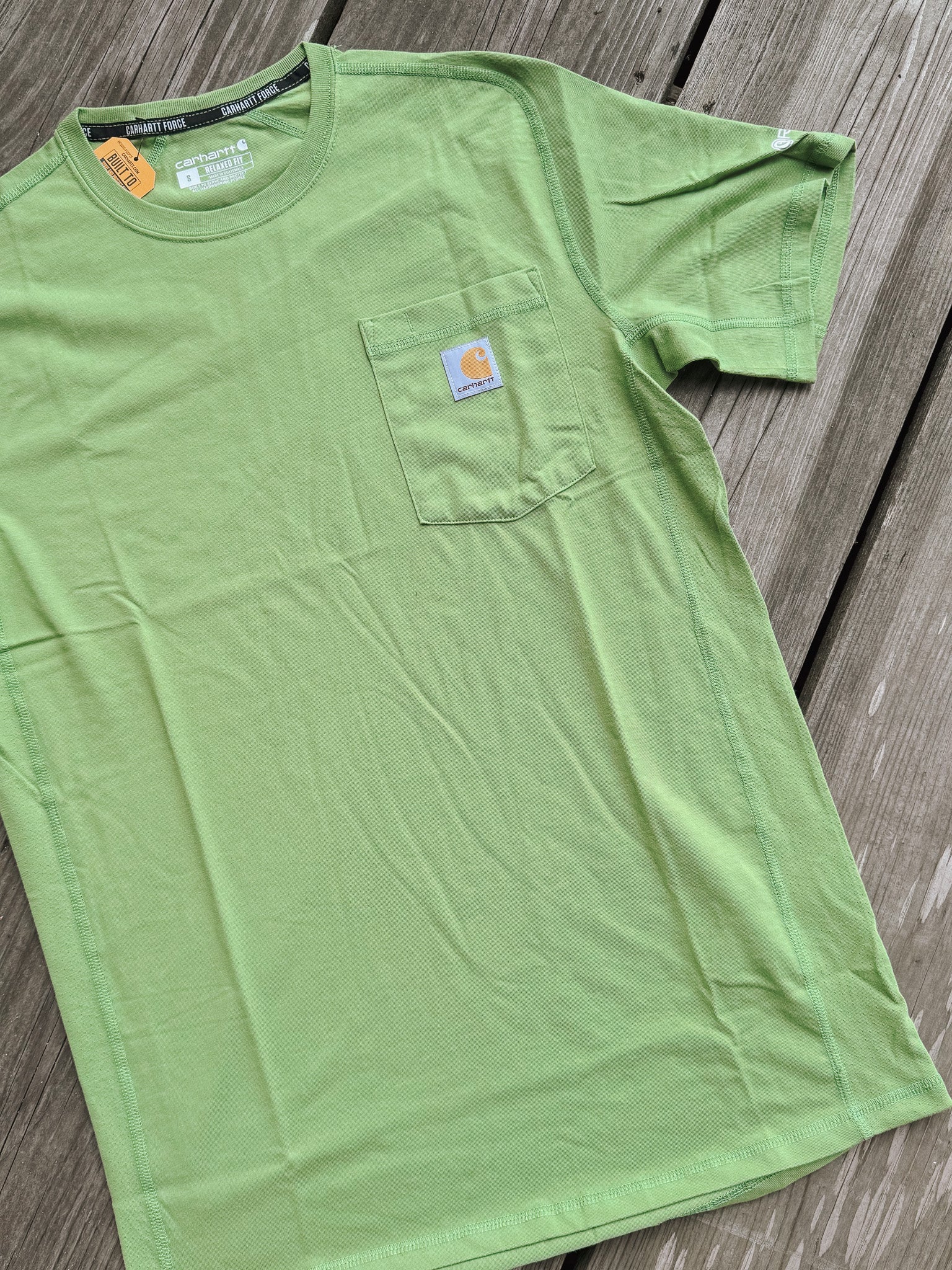 106652-Gh2 | Force Relaxed Fit Midweight Short Sleeve Pocket T-Shirt in Switchgrass