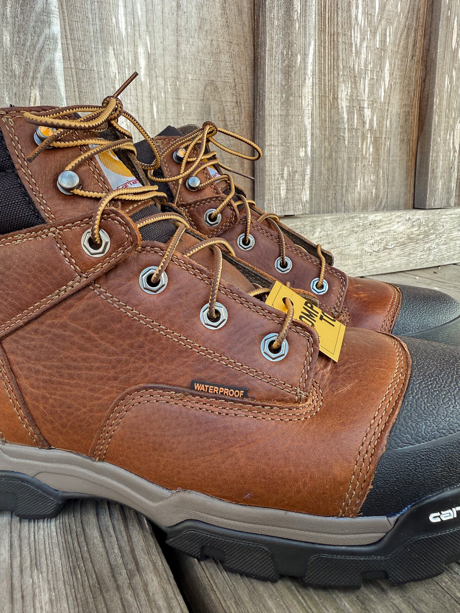 CME6355 | Carhartt Ground Force 6" Waterproof Round Composite Toe Work Boots
