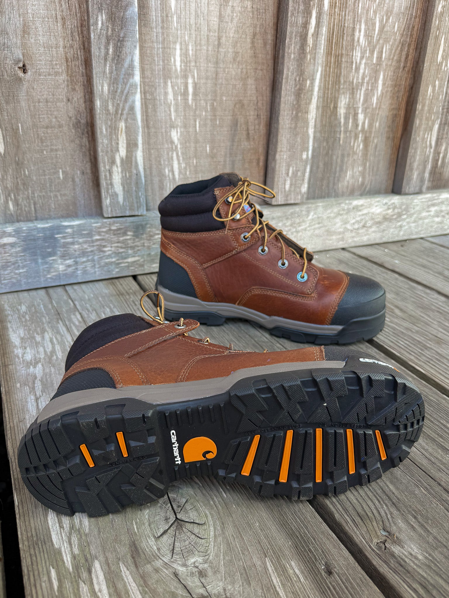 CME6355 | Carhartt Ground Force 6" Waterproof Round Composite Toe Work Boots