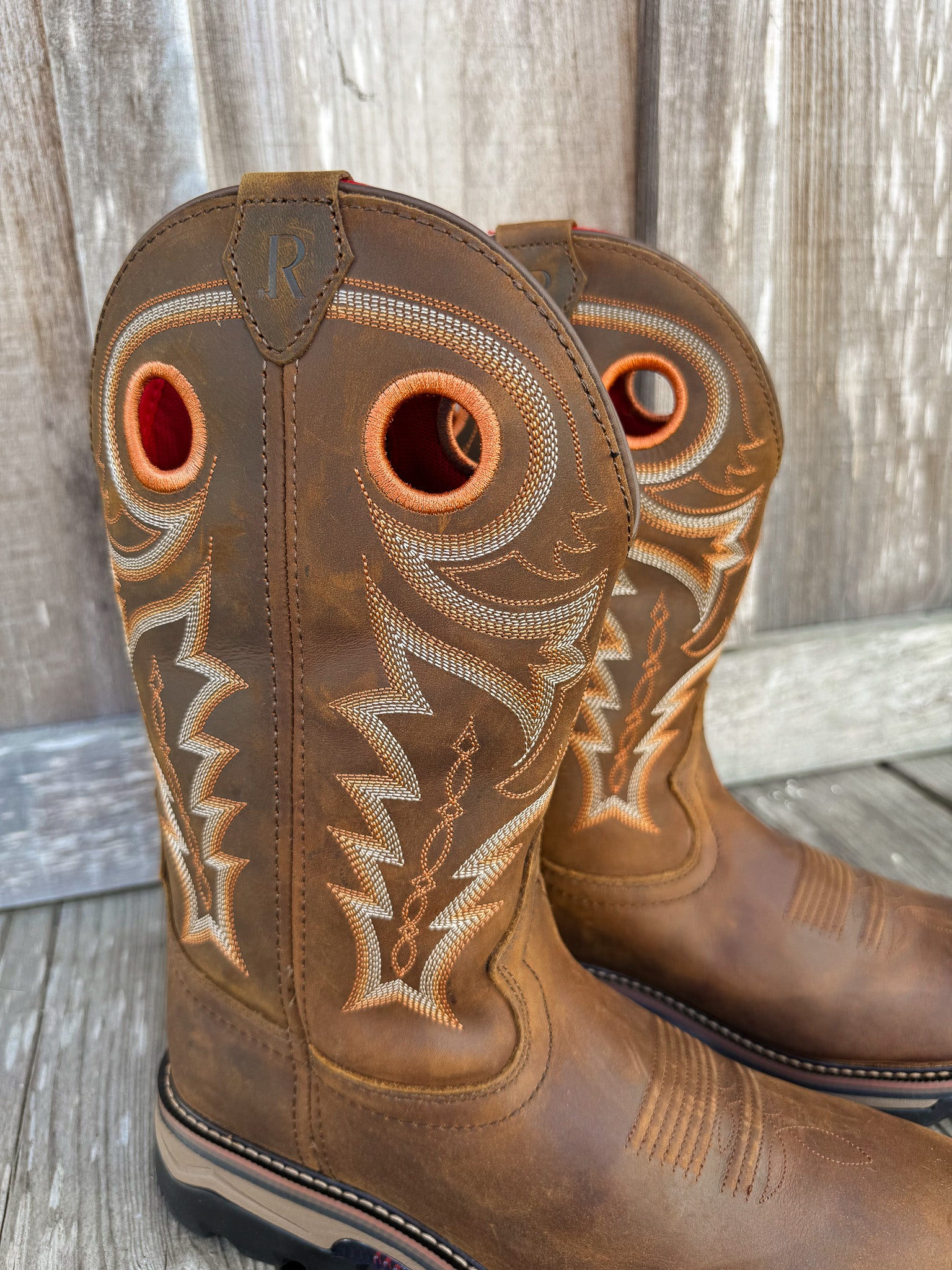 RW1010 | Hazel Bay Cowhide Square Toe Work Boots