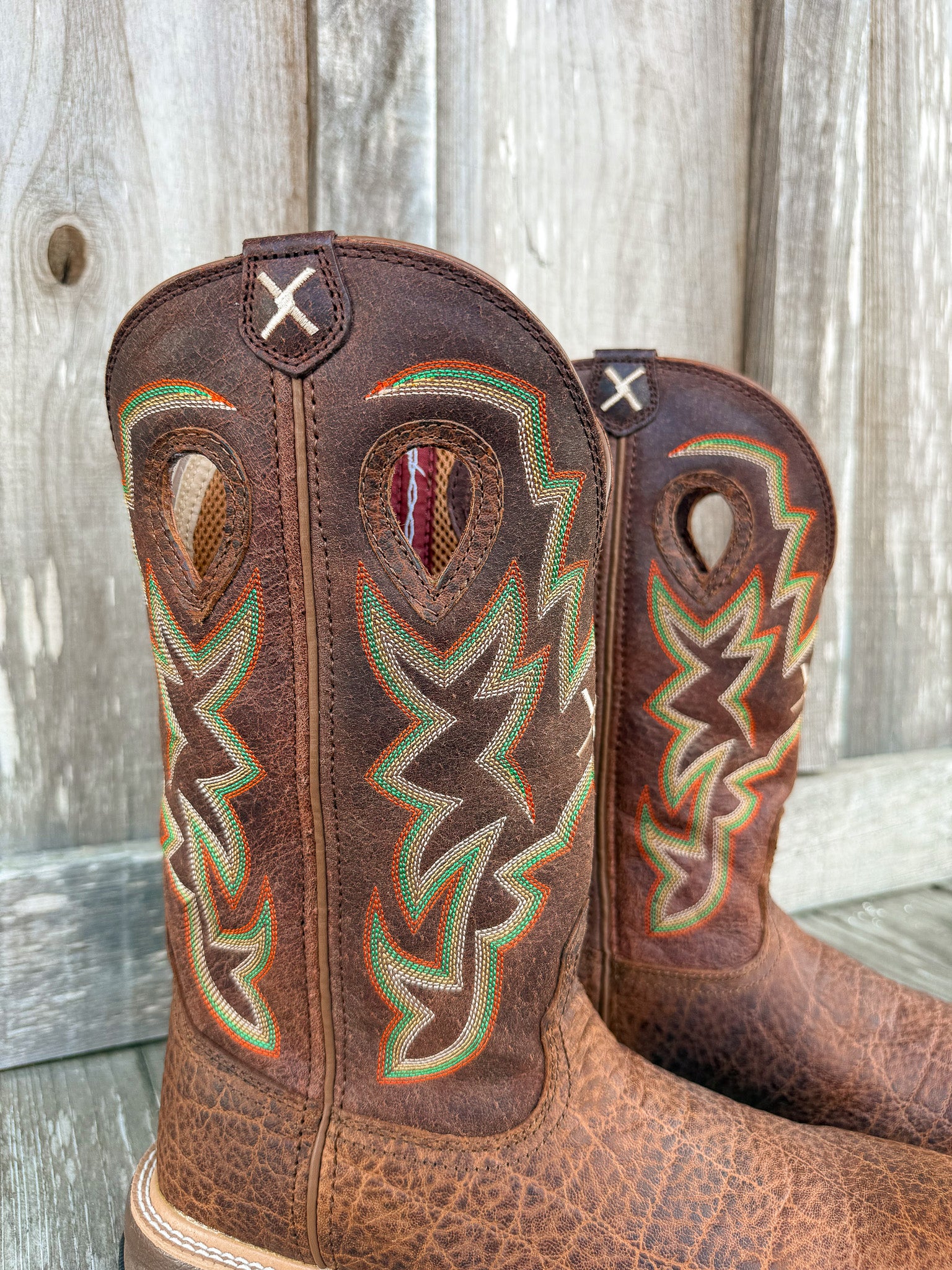MXB0004 | Square Toe Western Work Boots