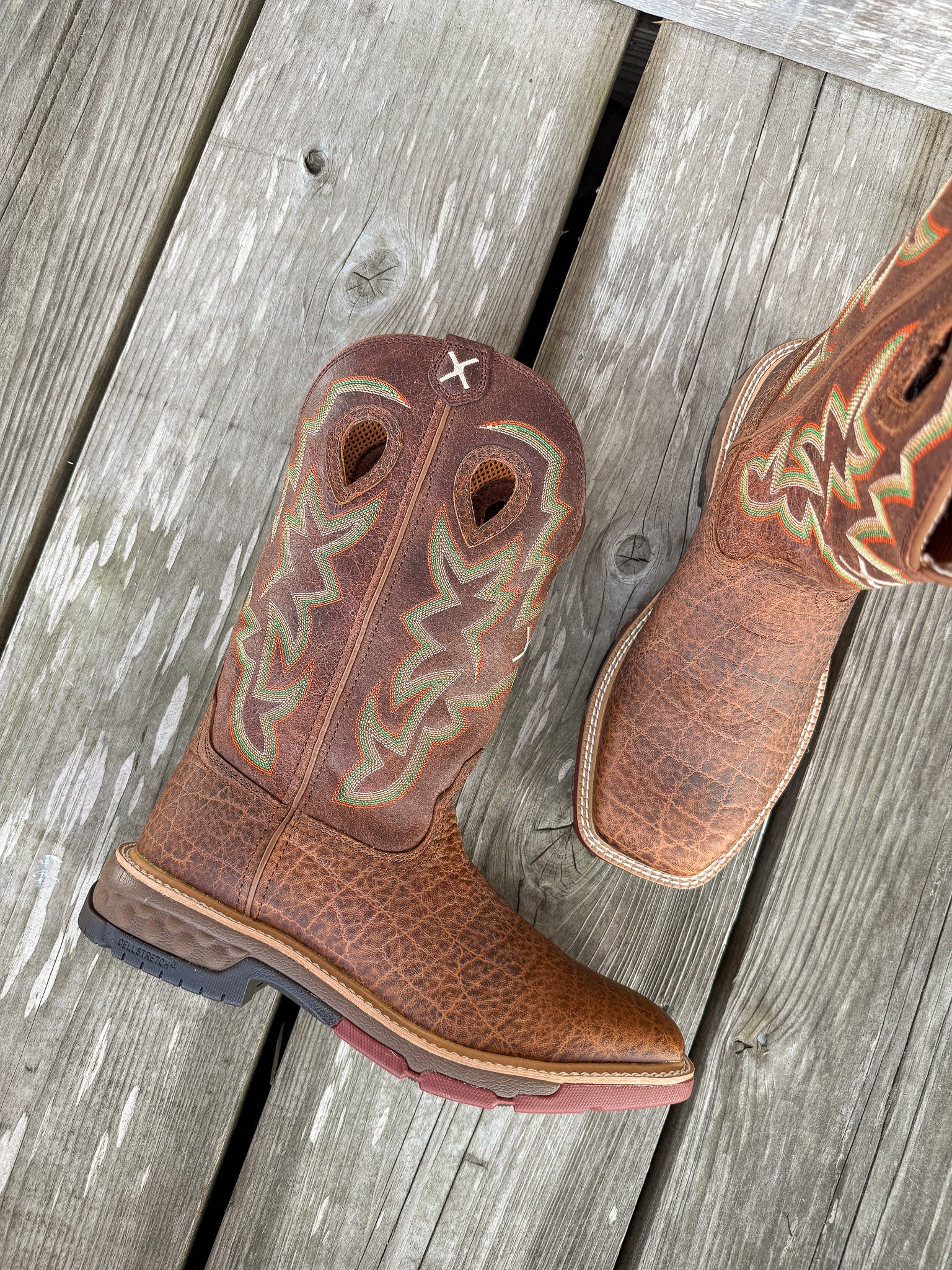 MXB0004 | Square Toe Western Work Boots