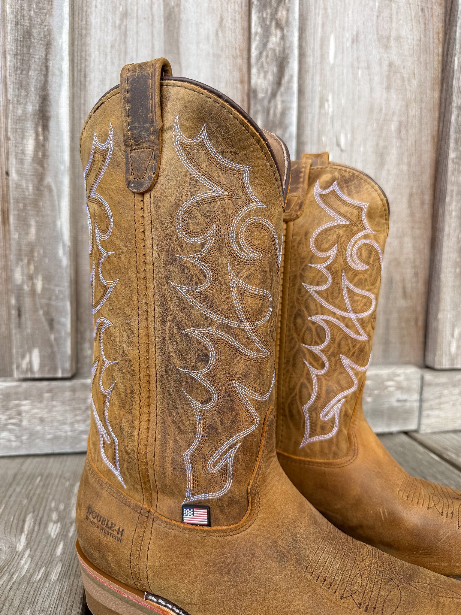 DH1592 | Dylan Round Steel Toe Cowboy Work Boot