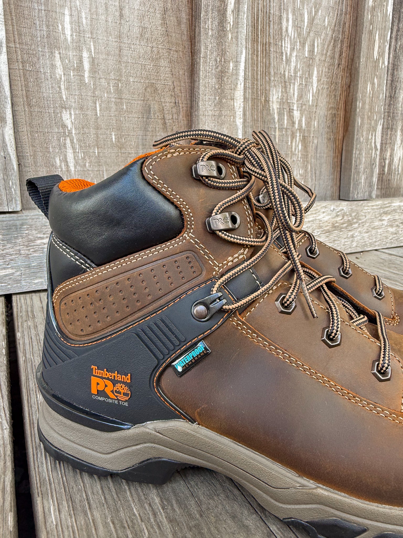 TBA1RVS | 6" Hypercharge Waterproof Round Composite Toe Work Boot