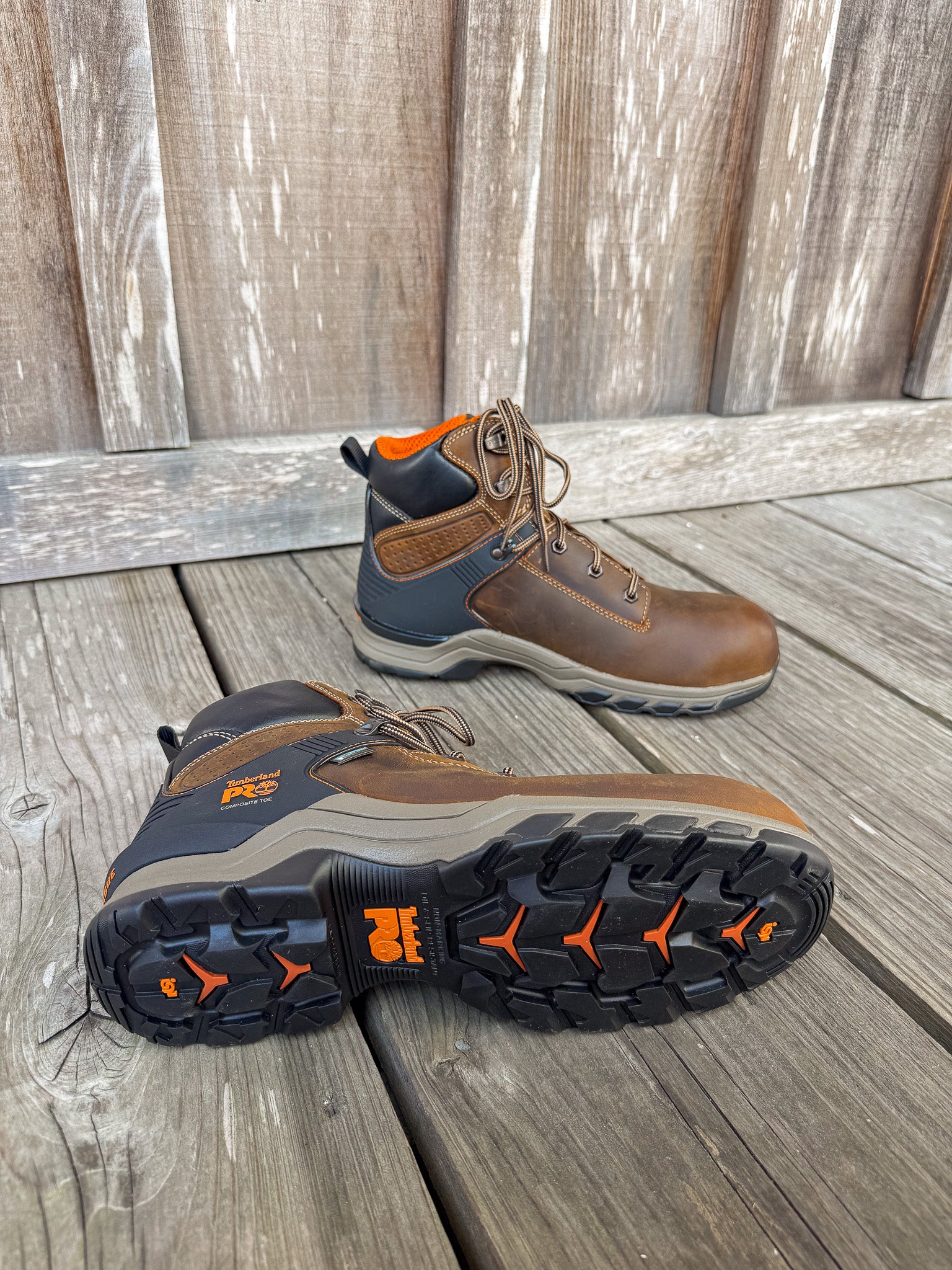 TBA1RVS | 6" Hypercharge Waterproof Round Composite Toe Work Boot