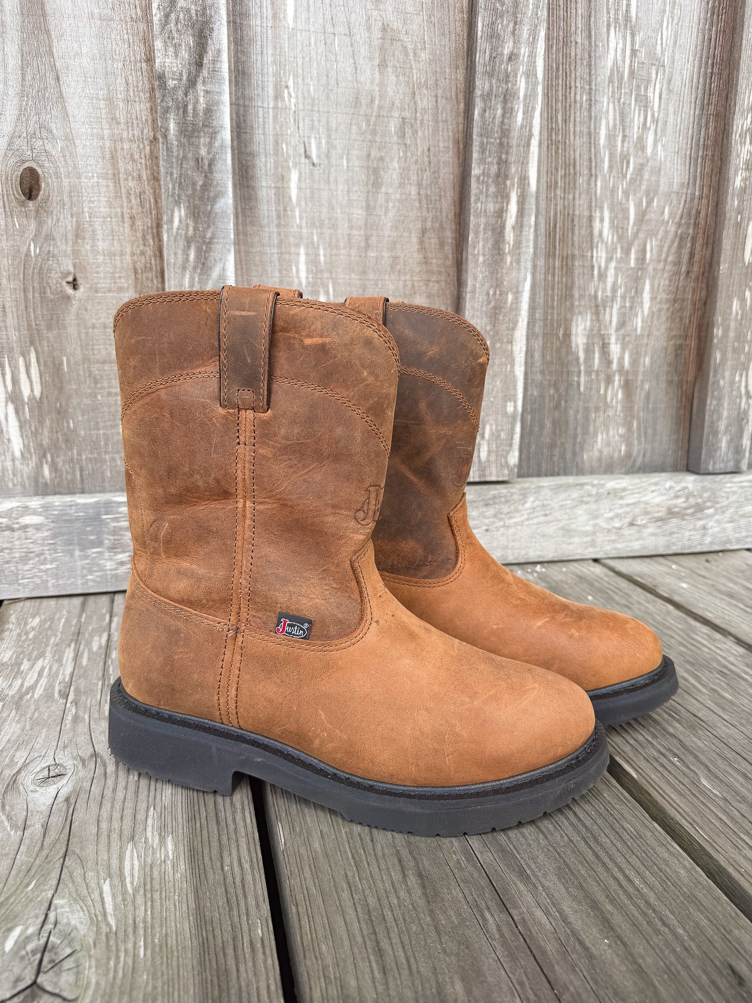 OW4760 | Round-Up Round Toe Work Boots