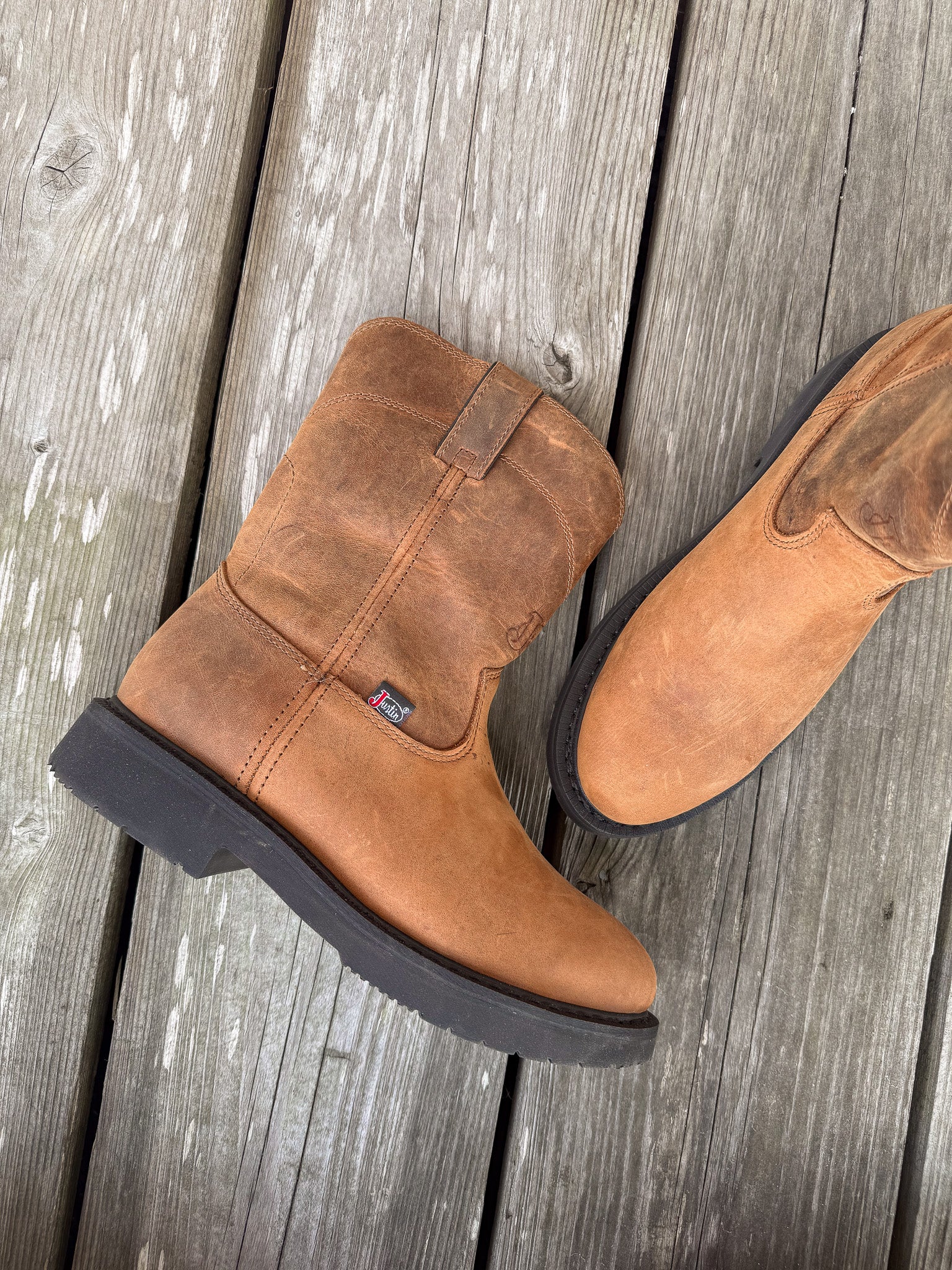 OW4760 | Round-Up Round Toe Work Boots