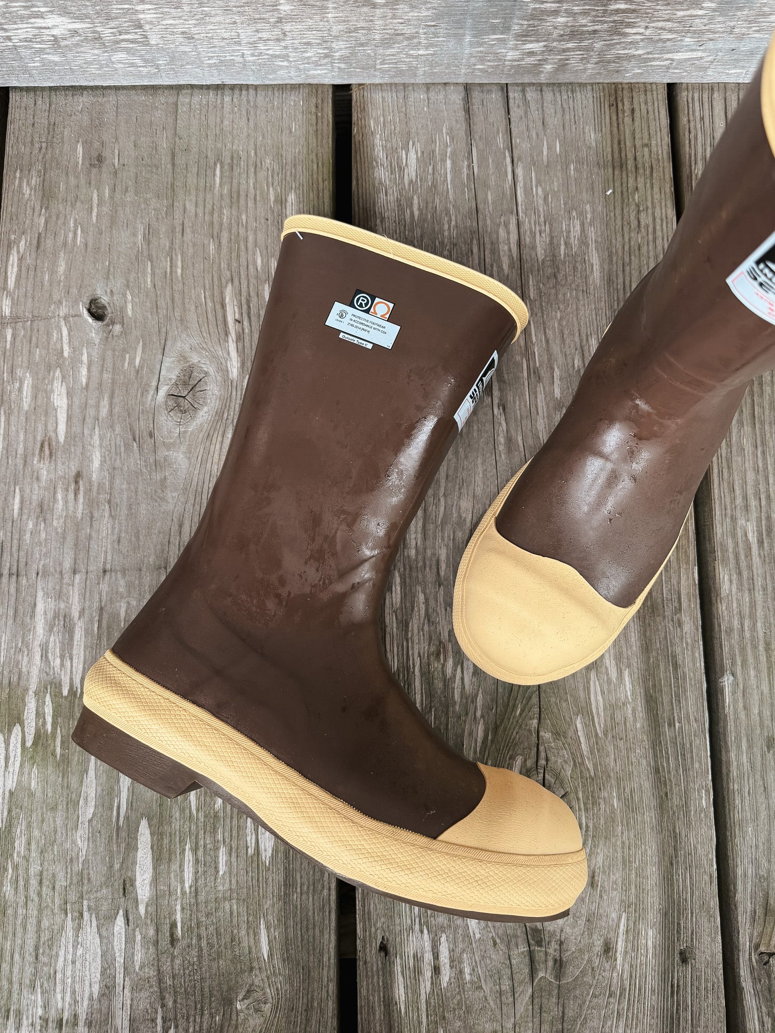 22114 | 12" Waterproof Rubber Steel Toe Boots