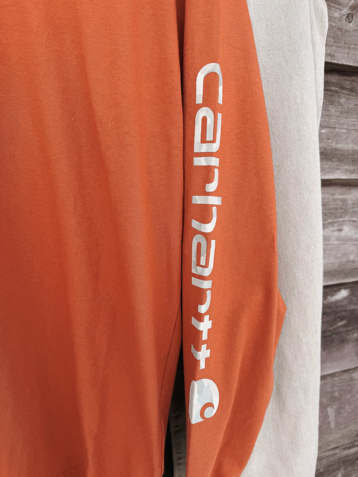 K231-RG0 | Dearborn Camo Logo T-Shirt in Homestead Red