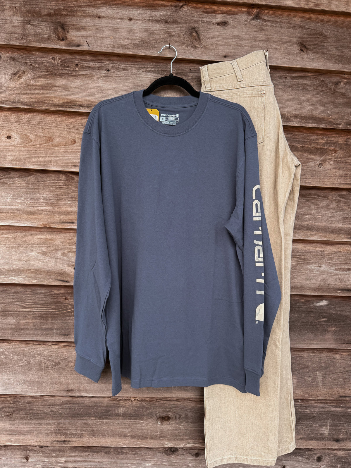 K231-EE7 | Dearborn Camo Logo T-Shirt in Superstorm