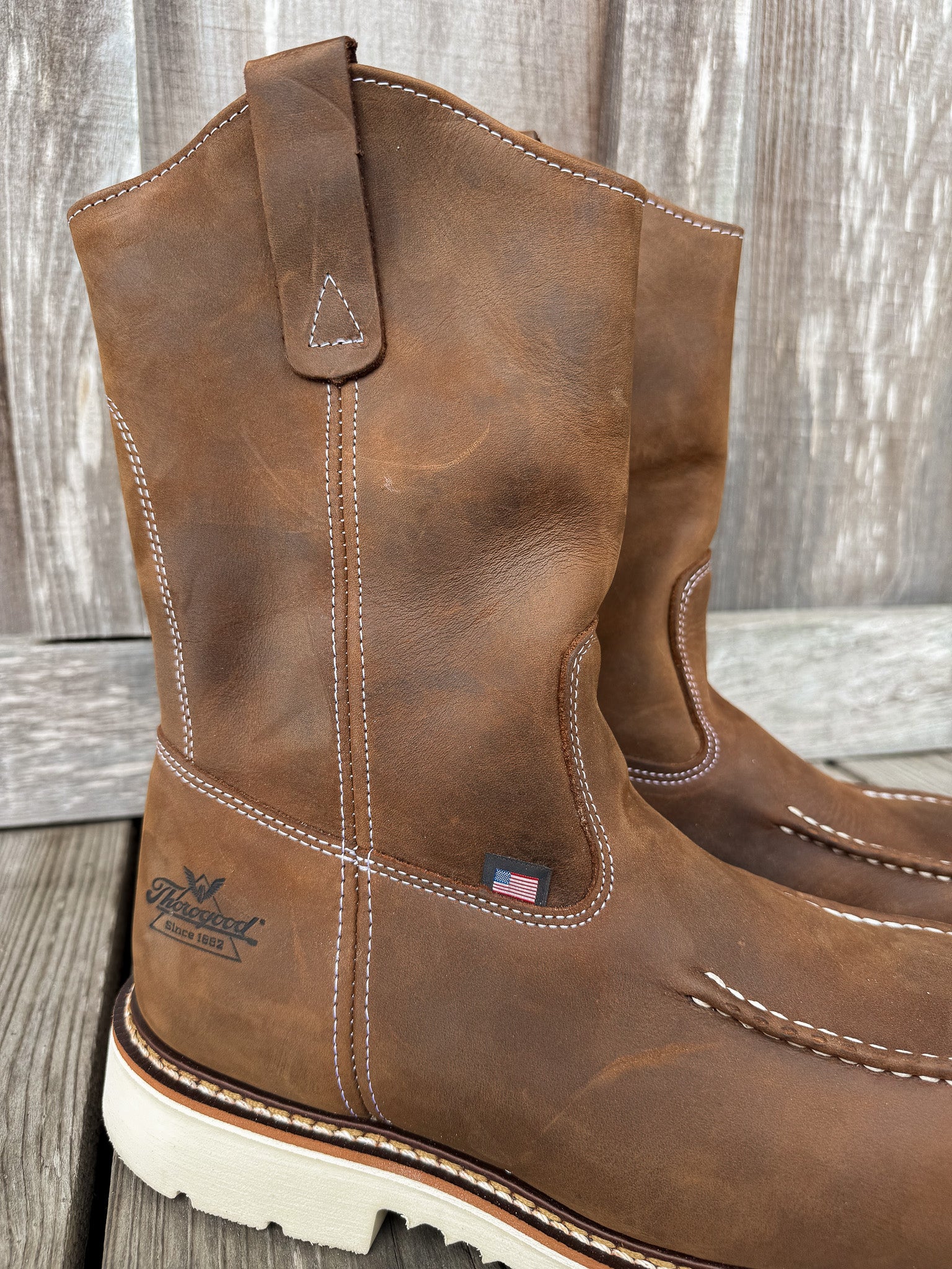 804-3311 | American Heritage Trail Crazy Horse Steel Toe Work Boots