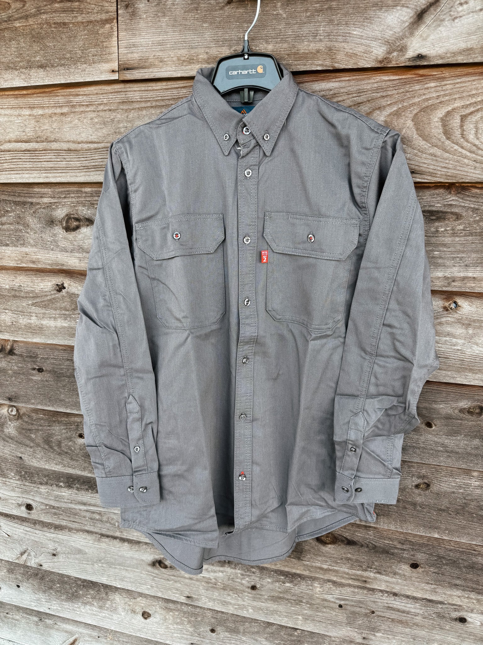 FR89GRR | Bizflame Work Shirt in Gray
