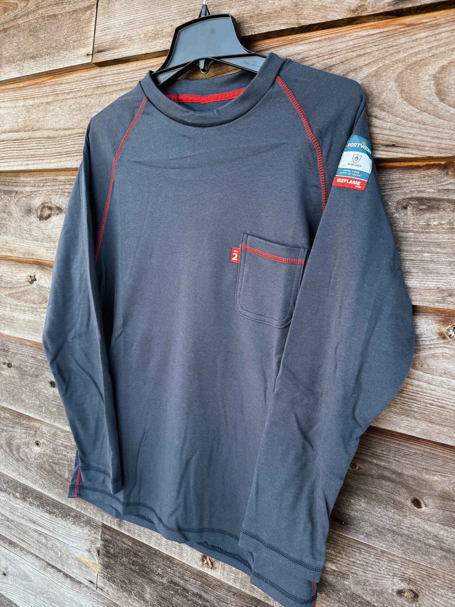 FR01NAR | FR Bizflame Knit T-Shirt in Navy