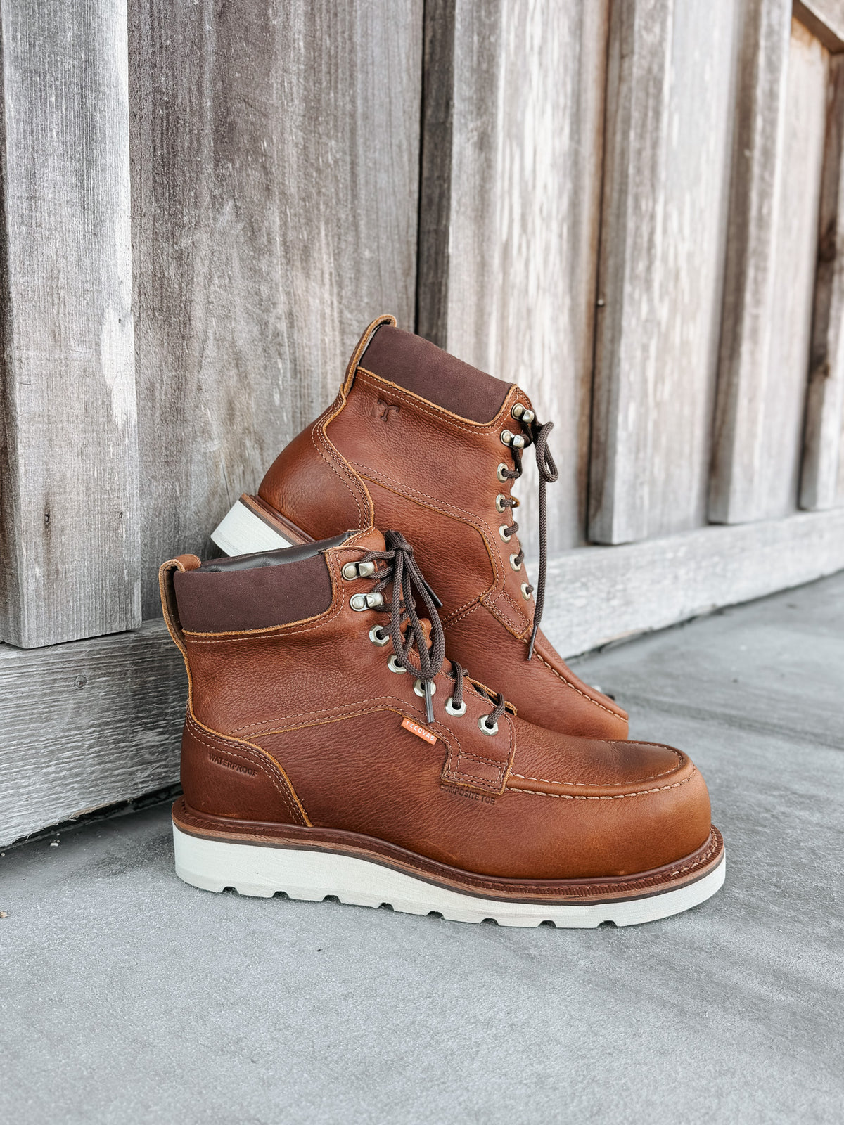 M11086SAD | LongHaul Waterproof Moc Composite Toe Work Boots