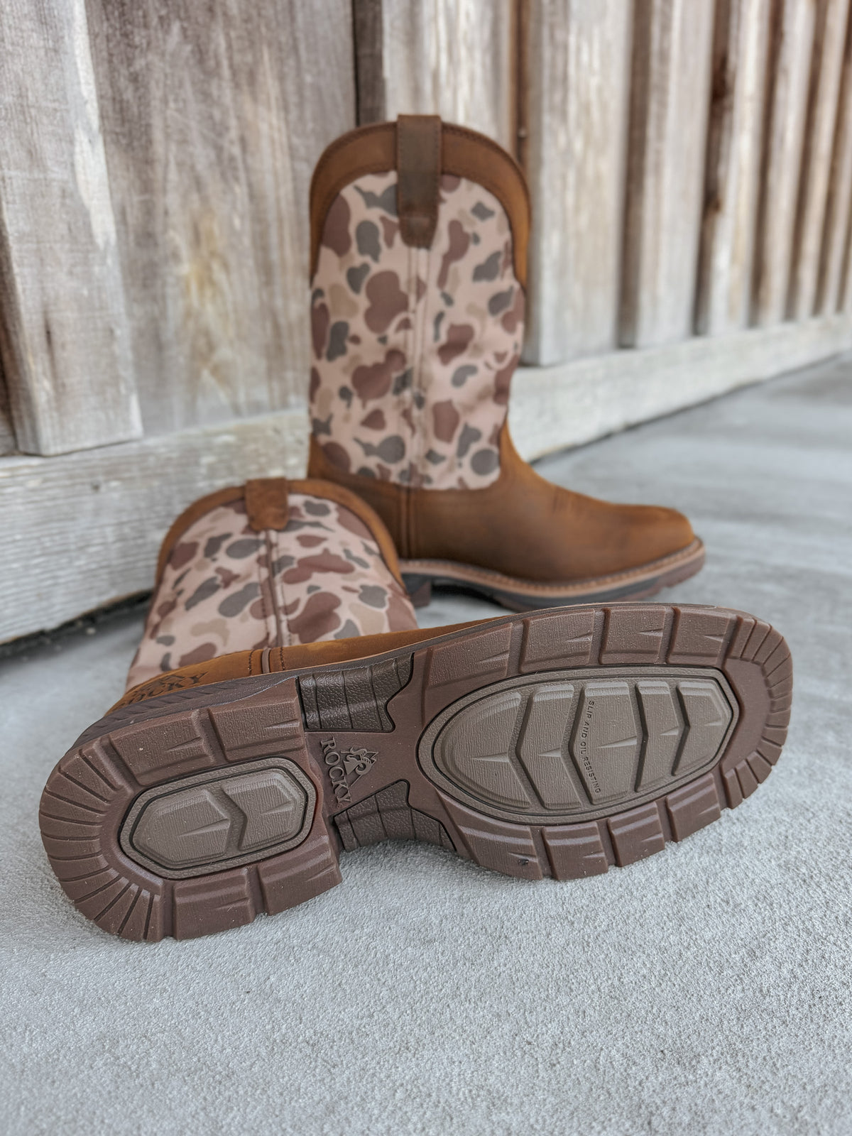 RKW0486 | 11" Ride LTE Waterproof Western Boots - Old School Camo