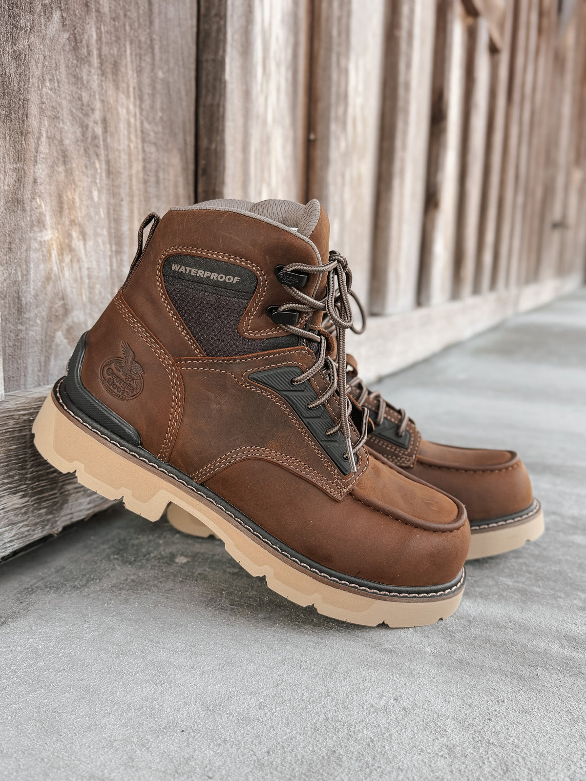 Gb00755 | 6" Carbon Flex Moc Carbon Toe Waterproof Boots