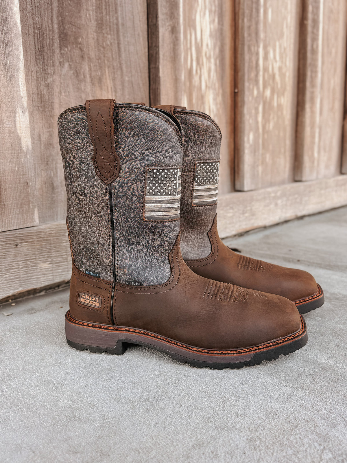 10080349 | Activator Patriot Waterproof Square Steel Toe Work Boots