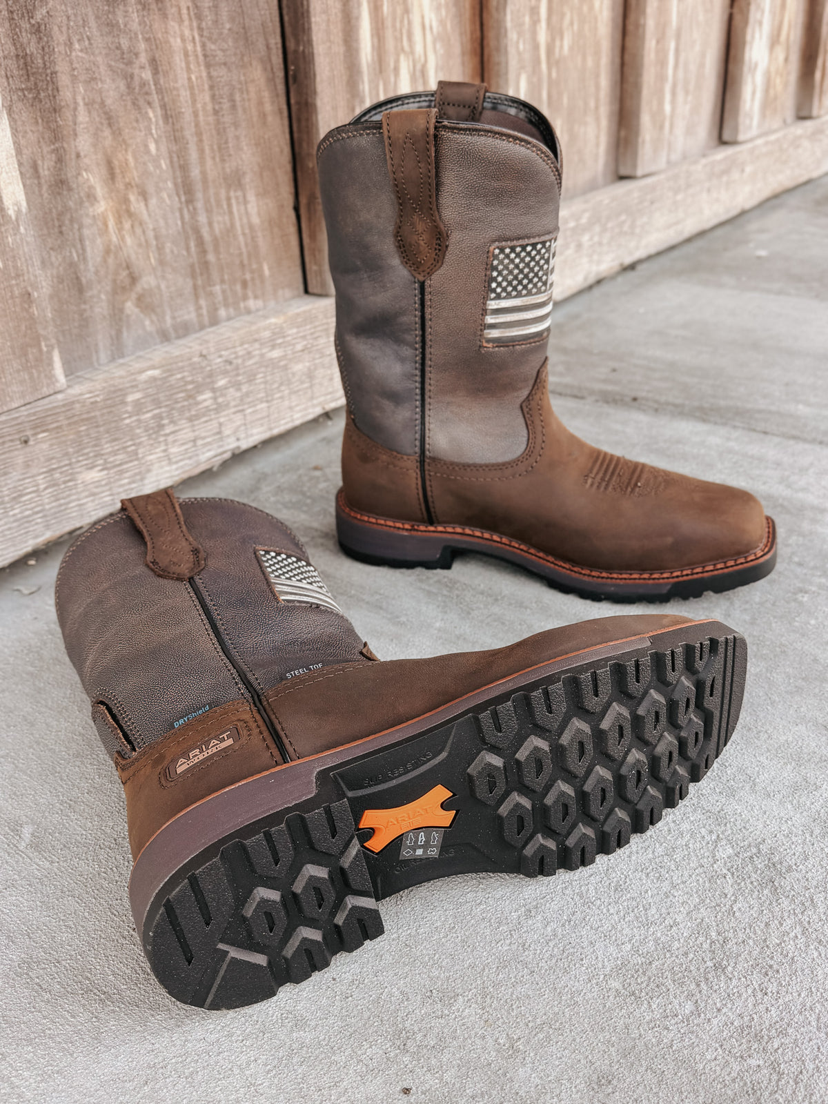 10080349 | Activator Patriot Waterproof Square Steel Toe Work Boots