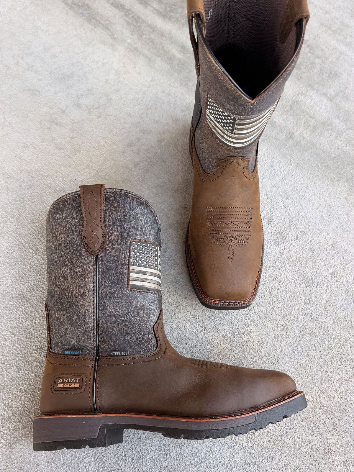 10080349 | Activator Patriot Waterproof Square Steel Toe Work Boots