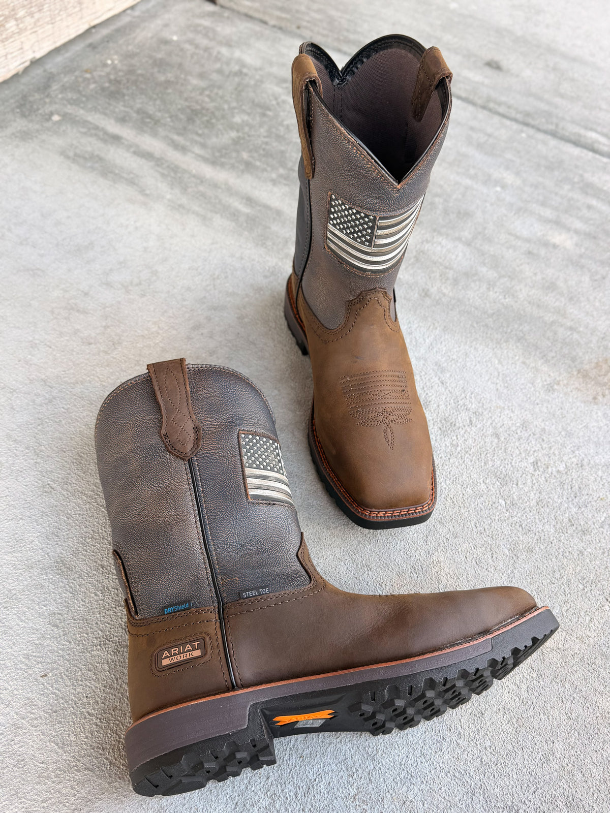10080349 | Activator Patriot Waterproof Square Steel Toe Work Boots