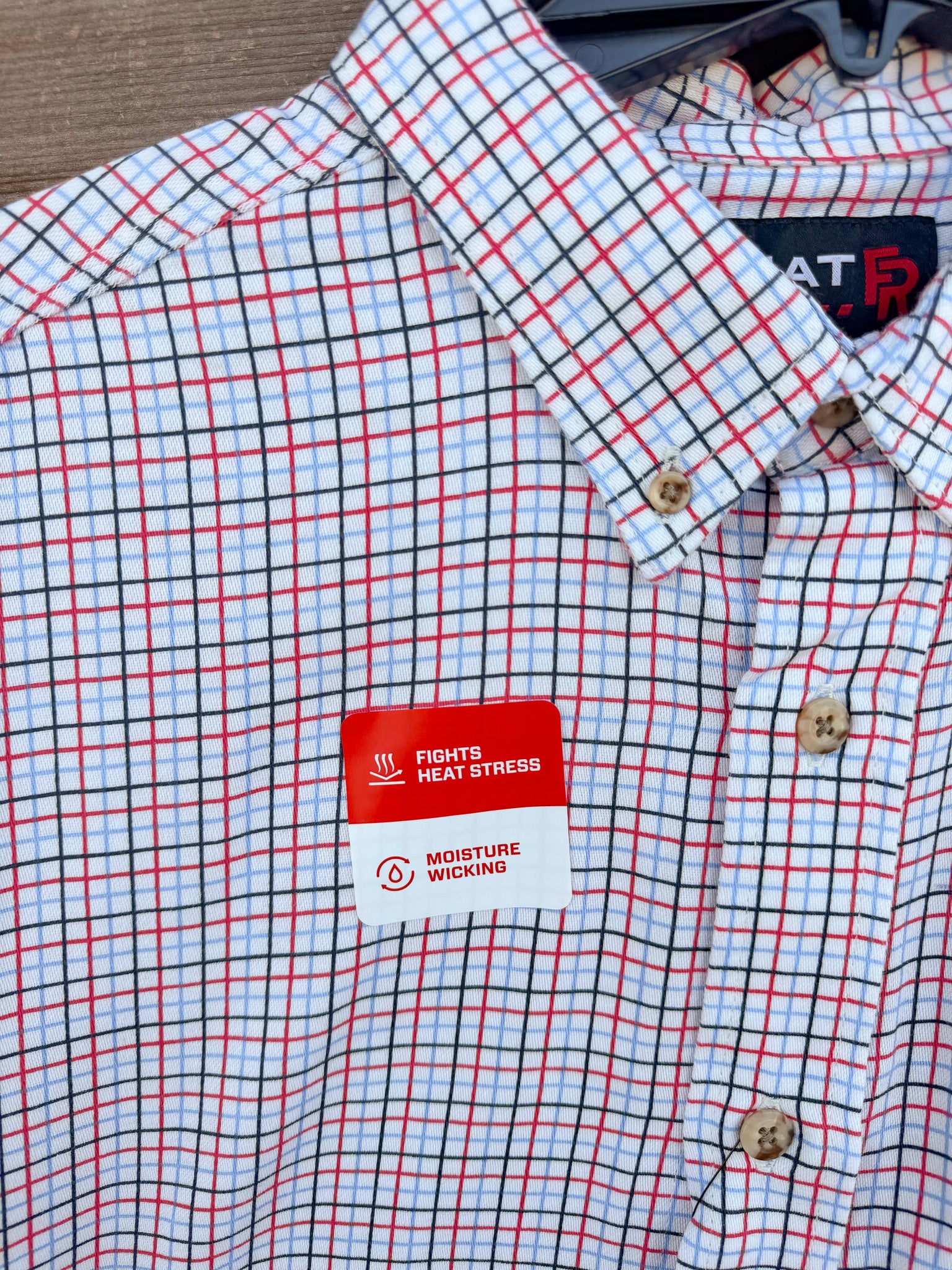 READY TO SHIP - SIZE XL ★ 10014857 | FR Basic Work Shirt in White Multi