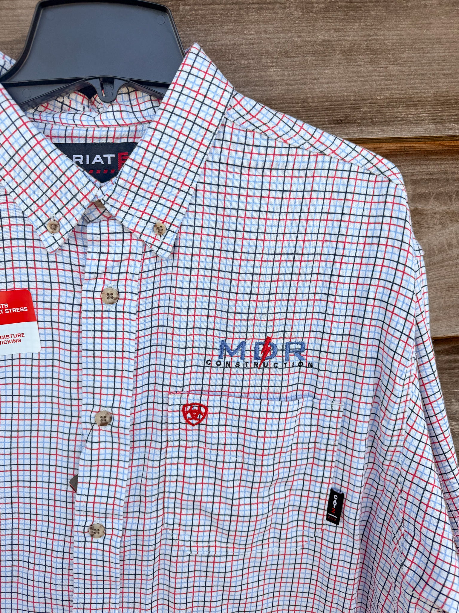 READY TO SHIP - SIZE XL ★ 10014857 | FR Basic Work Shirt in White Multi