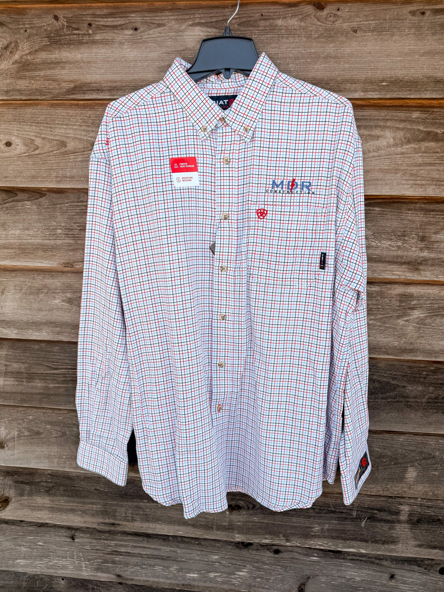 READY TO SHIP - SIZE XL ★ 10014857 | FR Basic Work Shirt in White Multi
