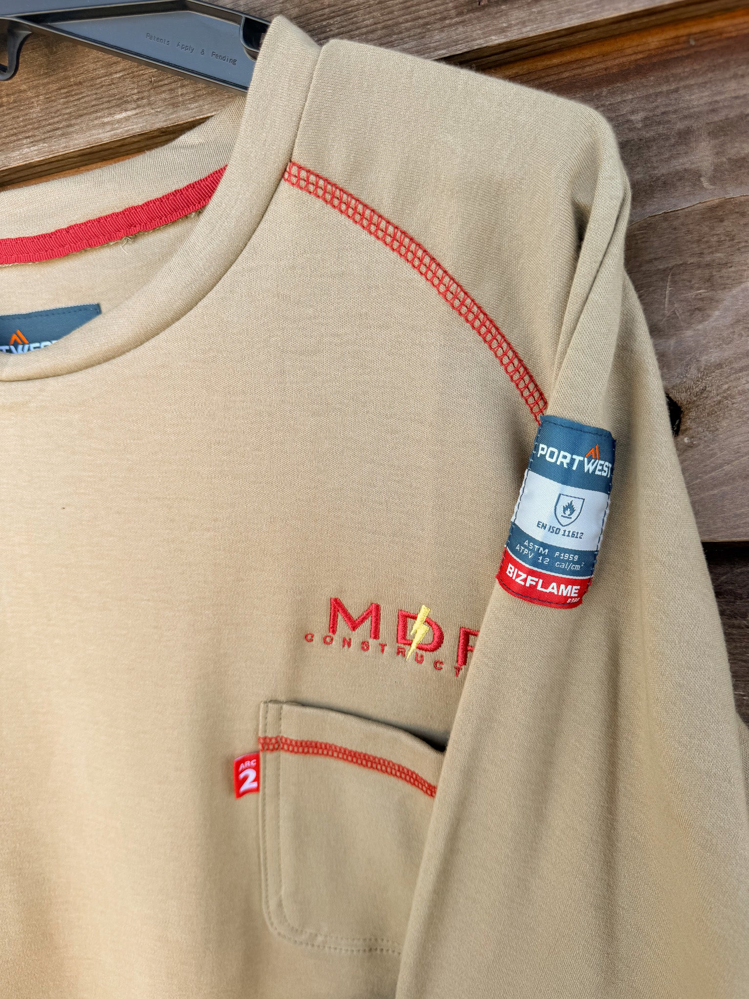 READY TO SHIP - SIZE XL ★  FR01KHR | FR Bizflame Knit Crew Neck T-Shirt in Khaki