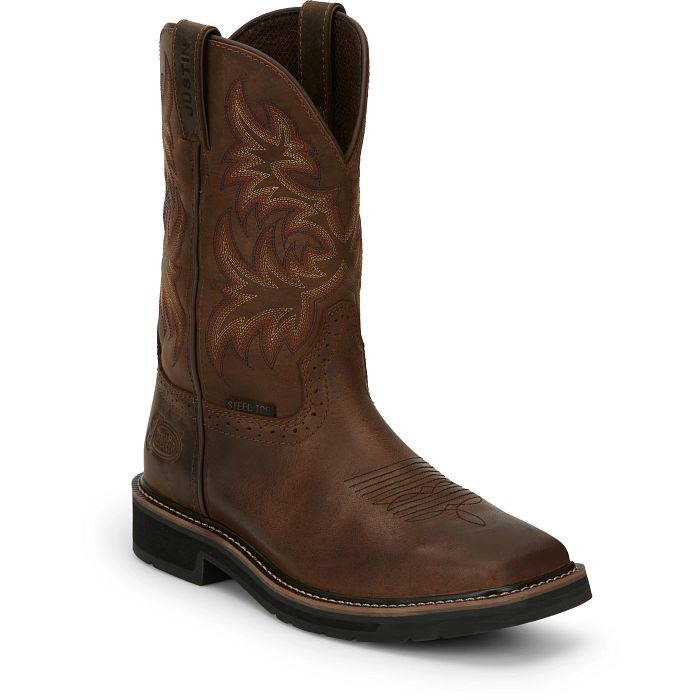 SE4682 | Driller Square Steel Toe Work Boots