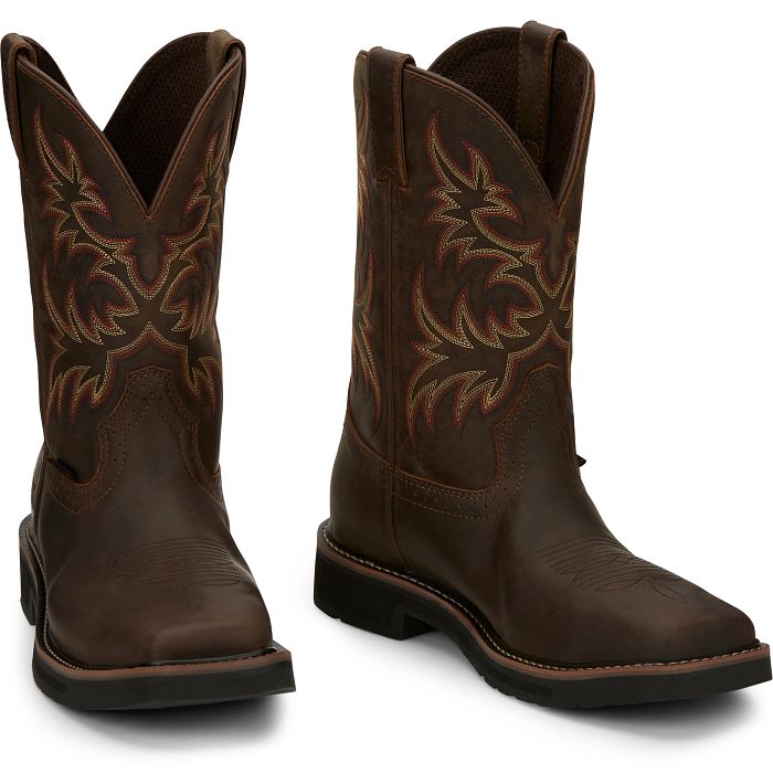 SE4682 | Driller Square Steel Toe Work Boots