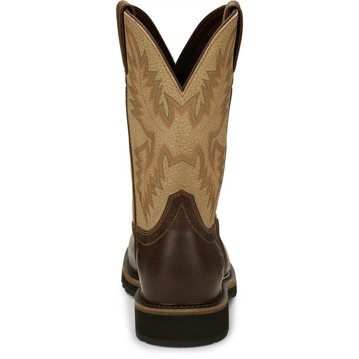 SE4660 | Men's Justin Superintendent Round Toe Work Boots