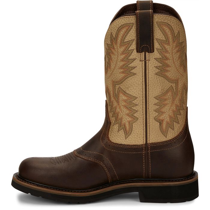 SE4660 | Men's Justin Superintendent Round Toe Work Boots