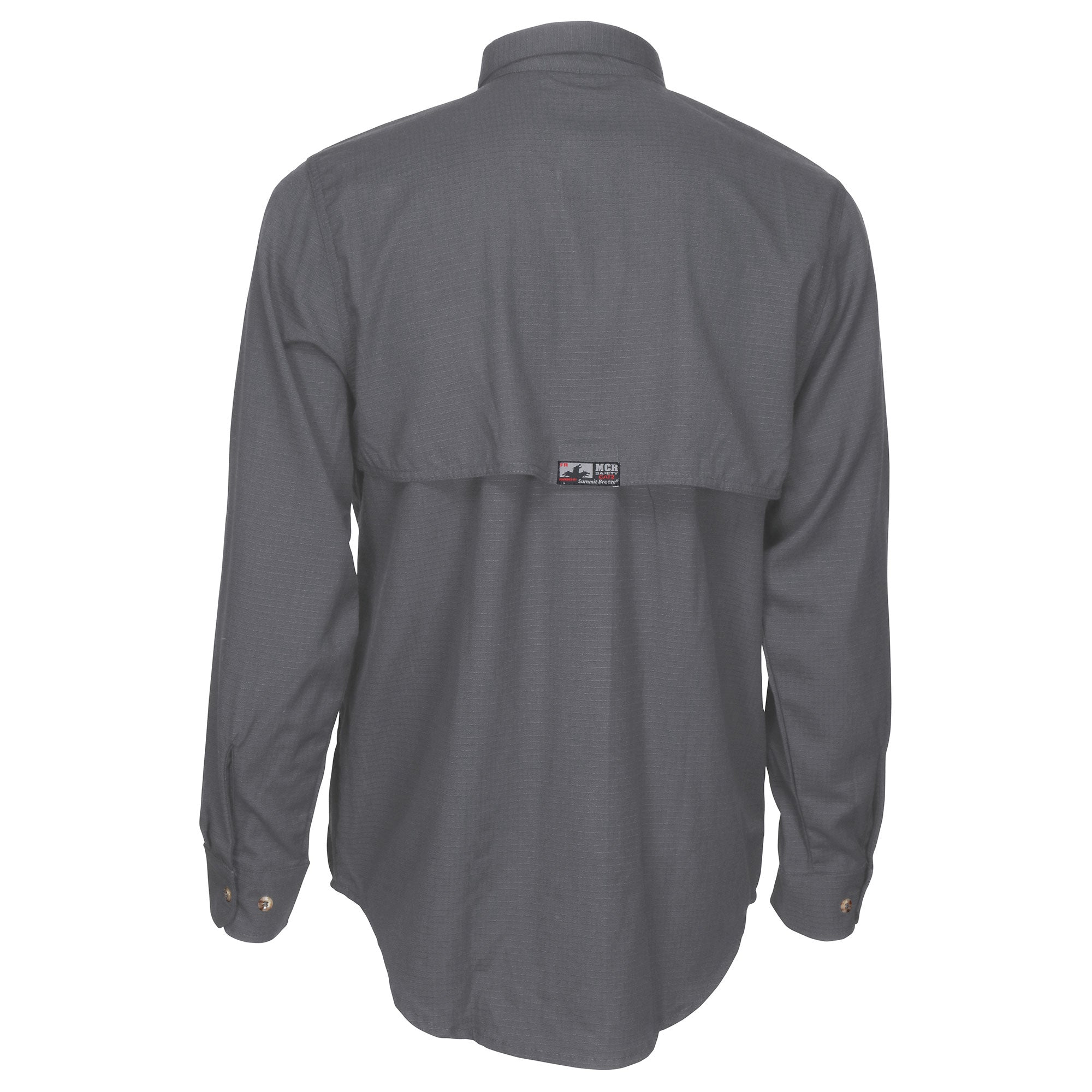 SBS1001 | FR Summit Breeze Button Up Shirt in Gray