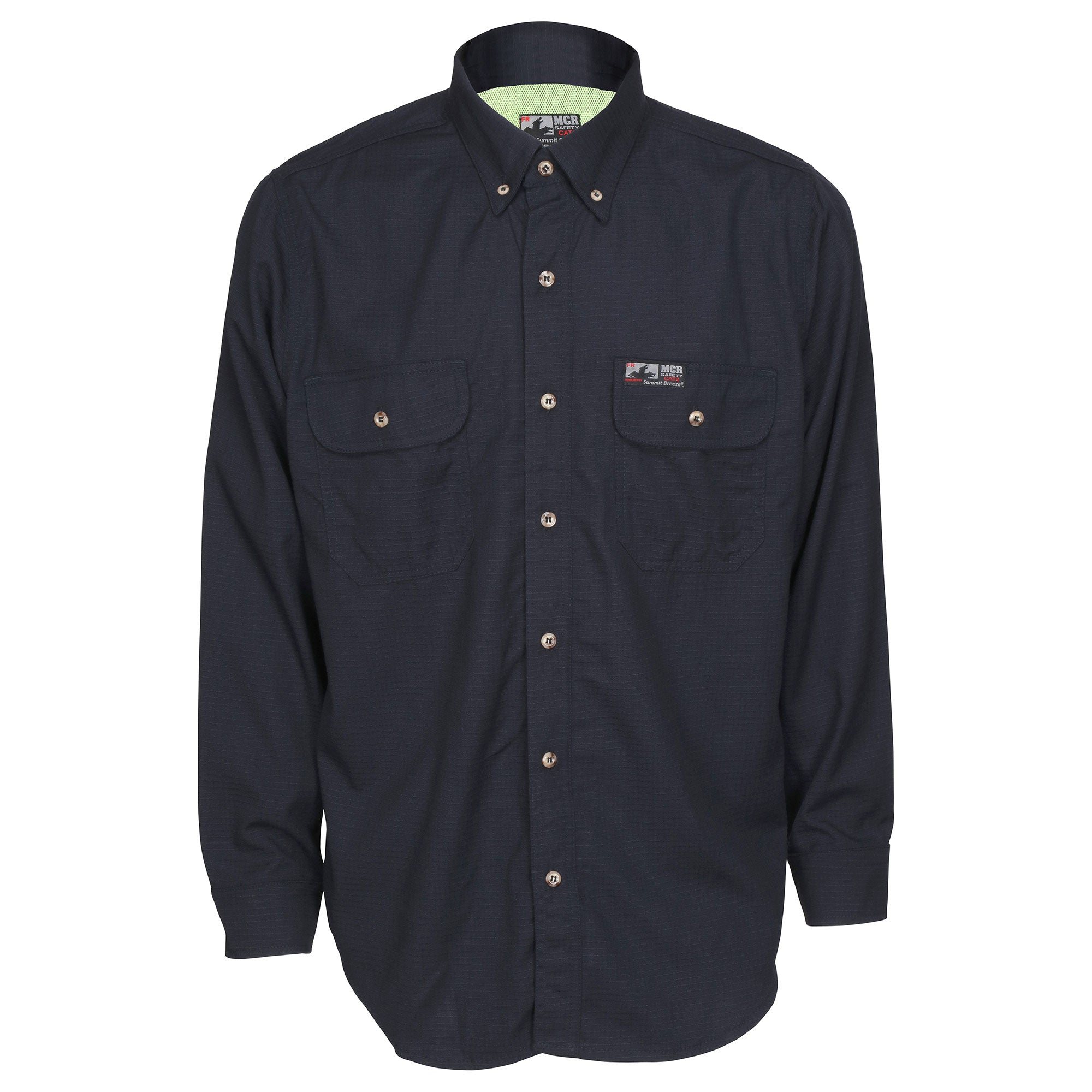 SBS1002 | FR Summit Breeze Button Up Shirt in Navy