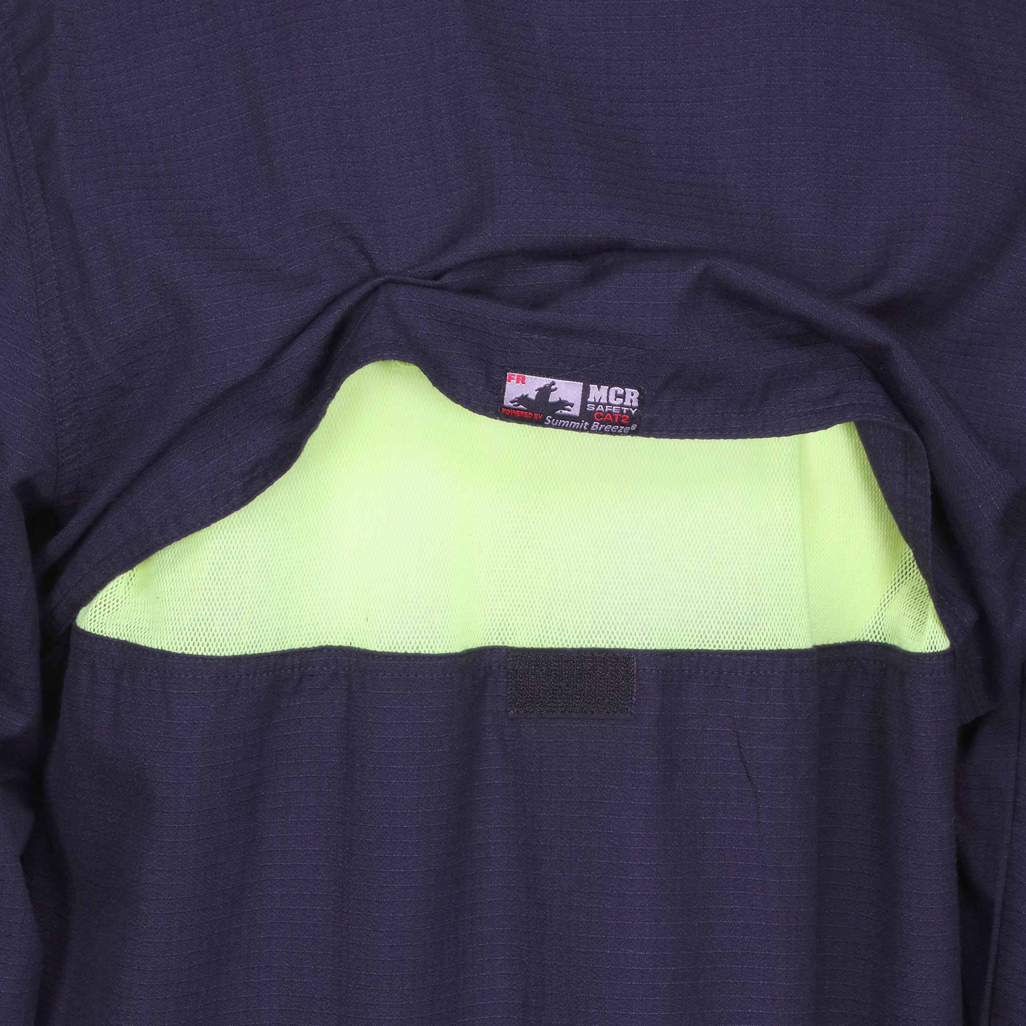 SBS1002 | FR Summit Breeze Button Up Shirt in Navy