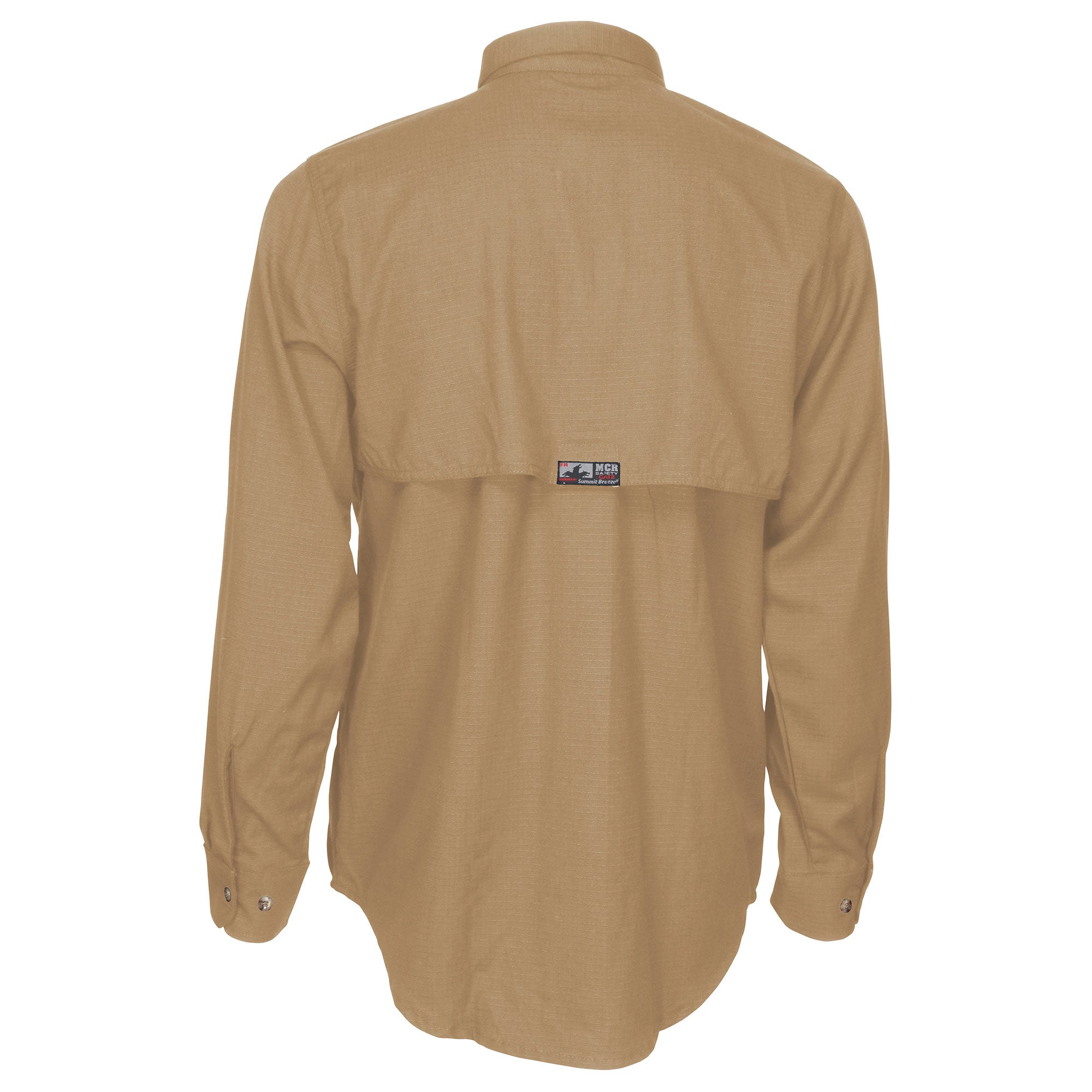 SBS1003 | FR Summit Breeze Button Up Shirt in Tan