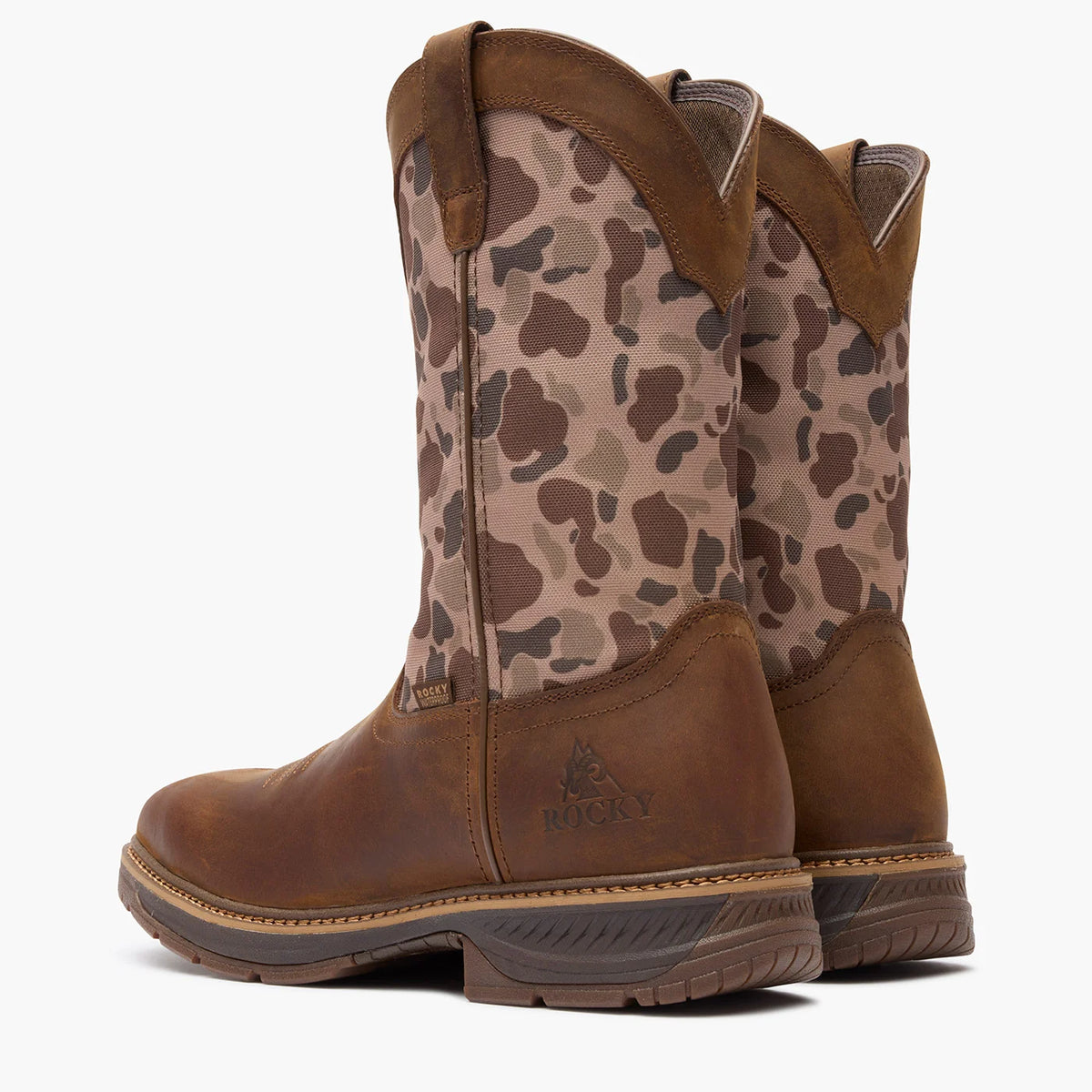 RKW0486 | 11" Ride LTE Waterproof Western Boots - Old School Camo