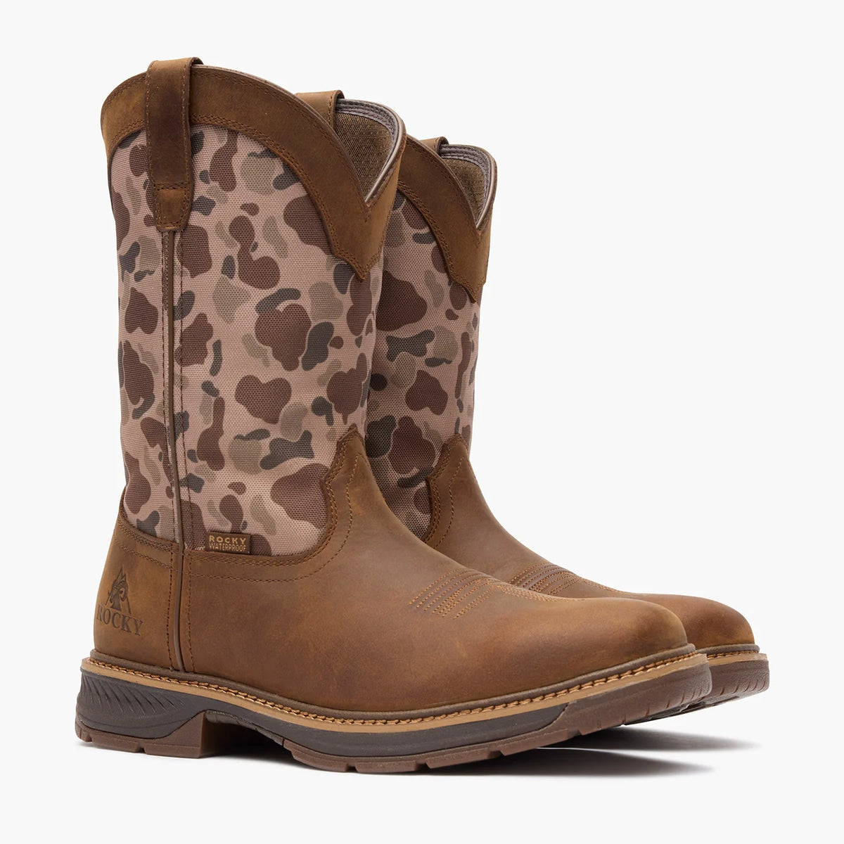 RKW0486 | 11" Ride LTE Waterproof Western Boots - Old School Camo