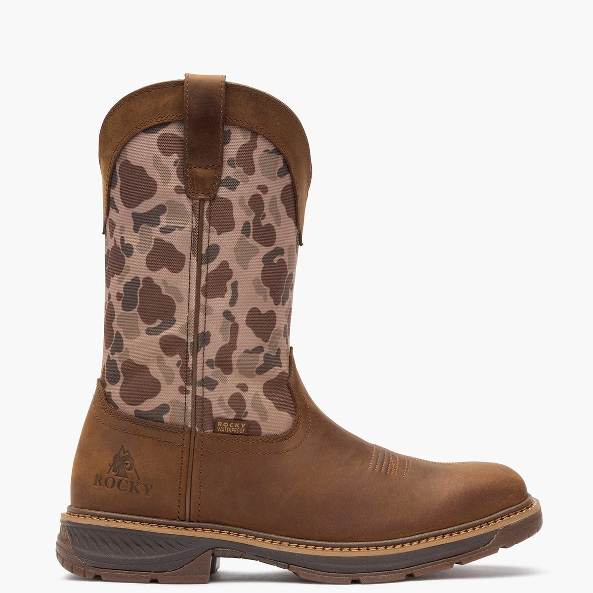 RKW0486 | 11" Ride LTE Waterproof Western Boots - Old School Camo