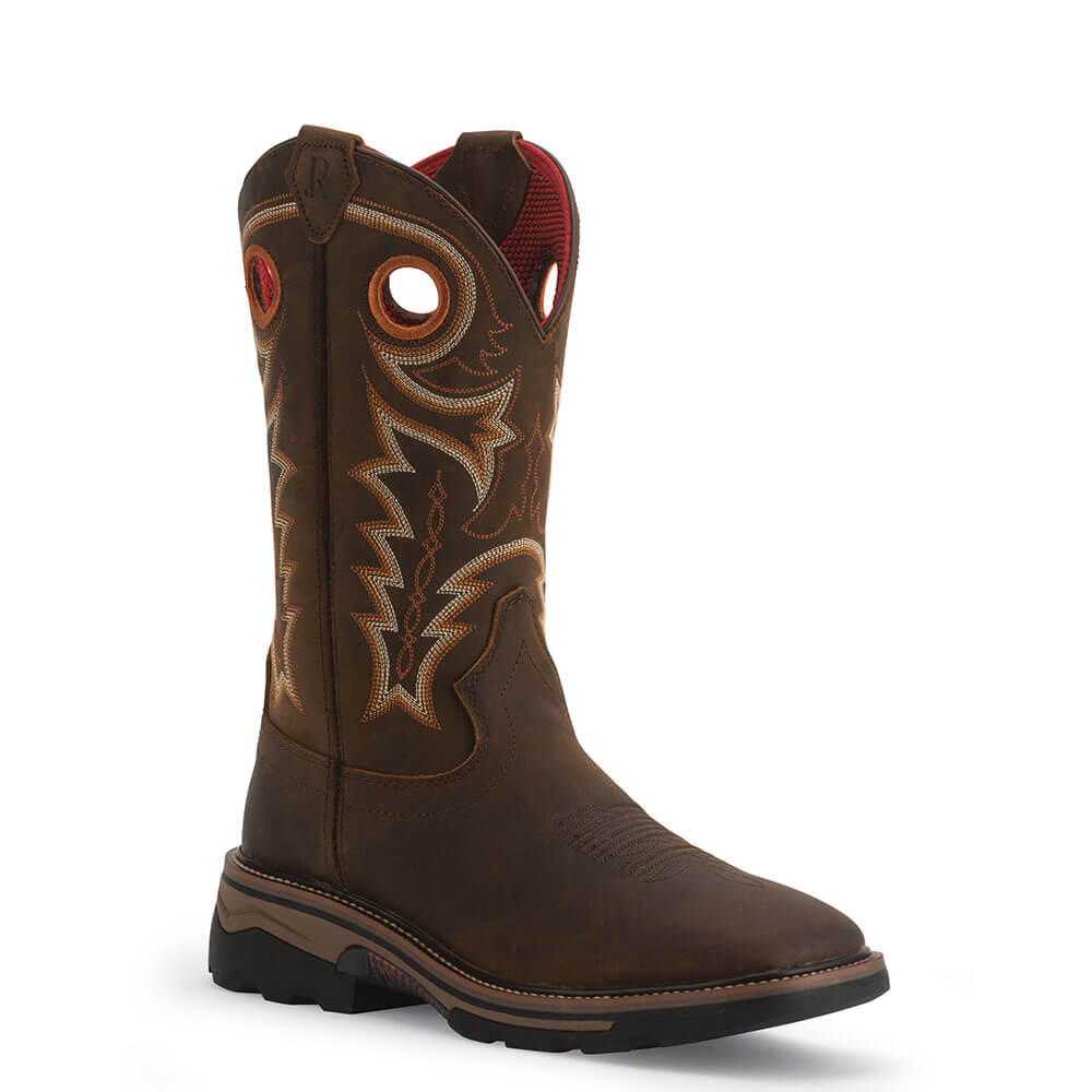 RW1010 | Hazel Bay Cowhide Square Toe Work Boots