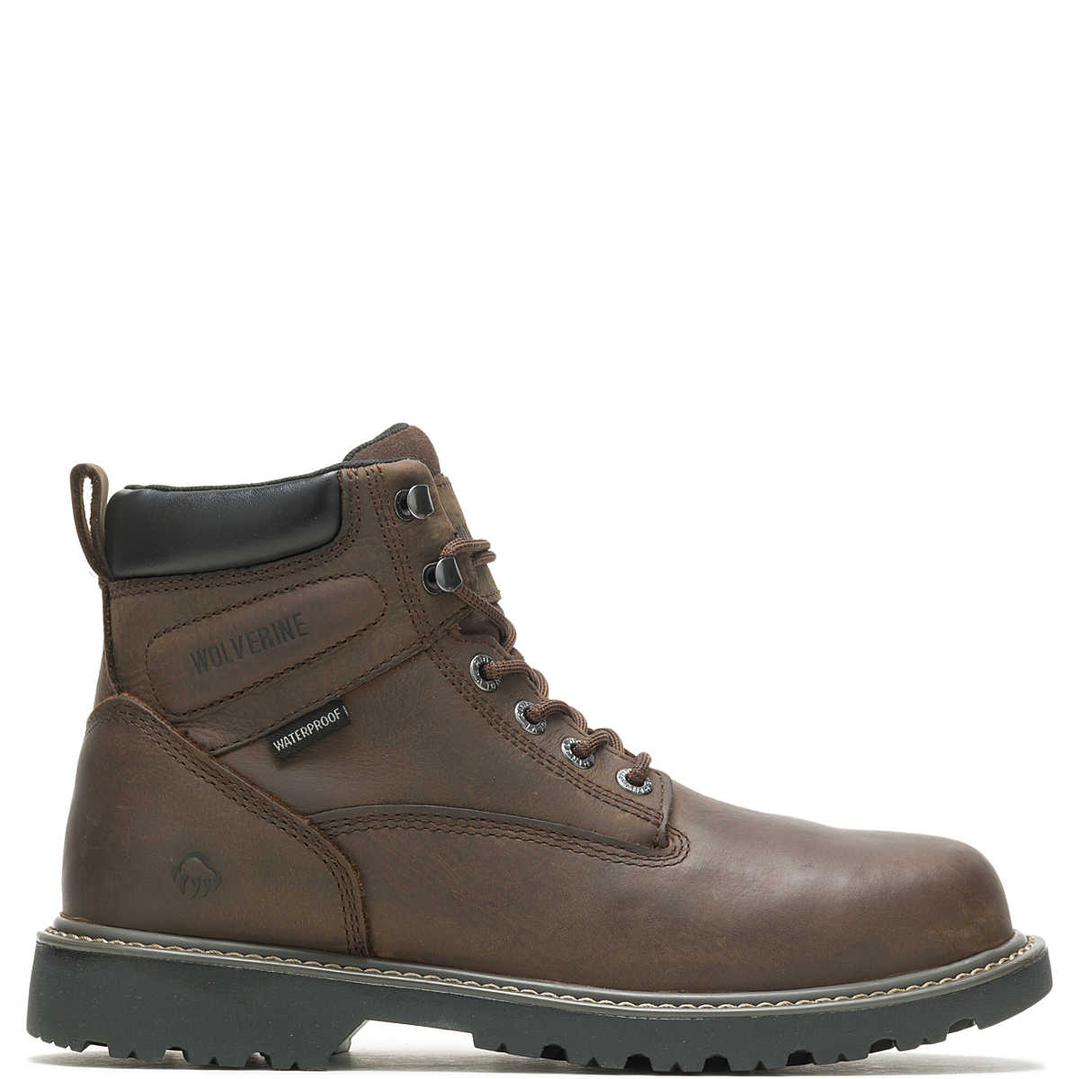 W10633 | Waterproof Round Steel Toe 6" Work Boots
