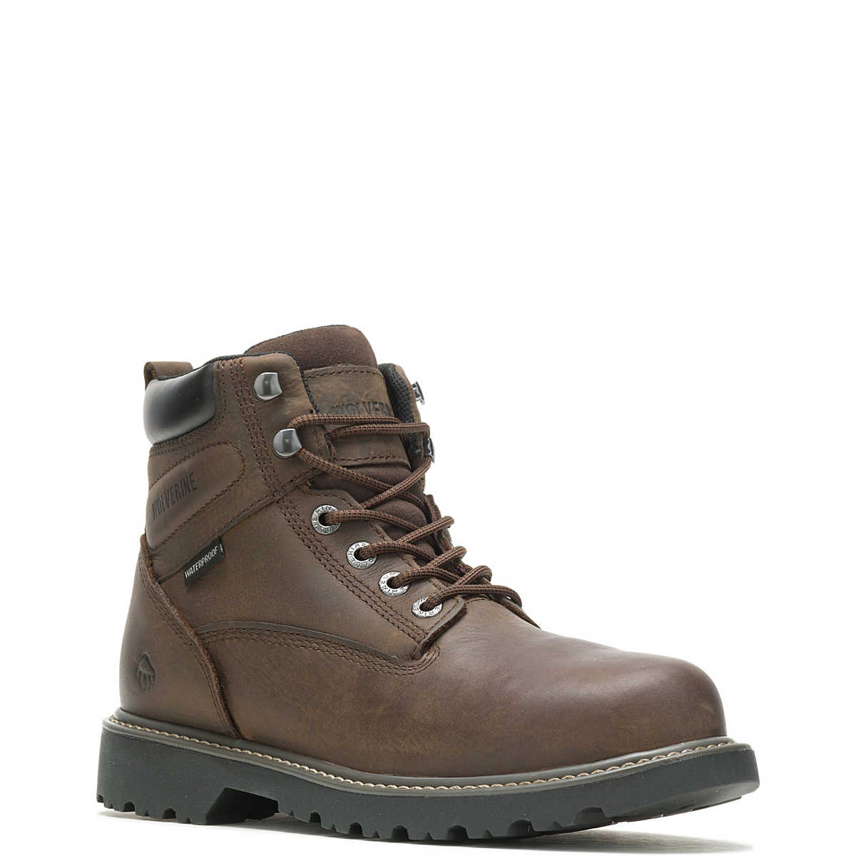 W10633 | Waterproof Round Steel Toe 6" Work Boots