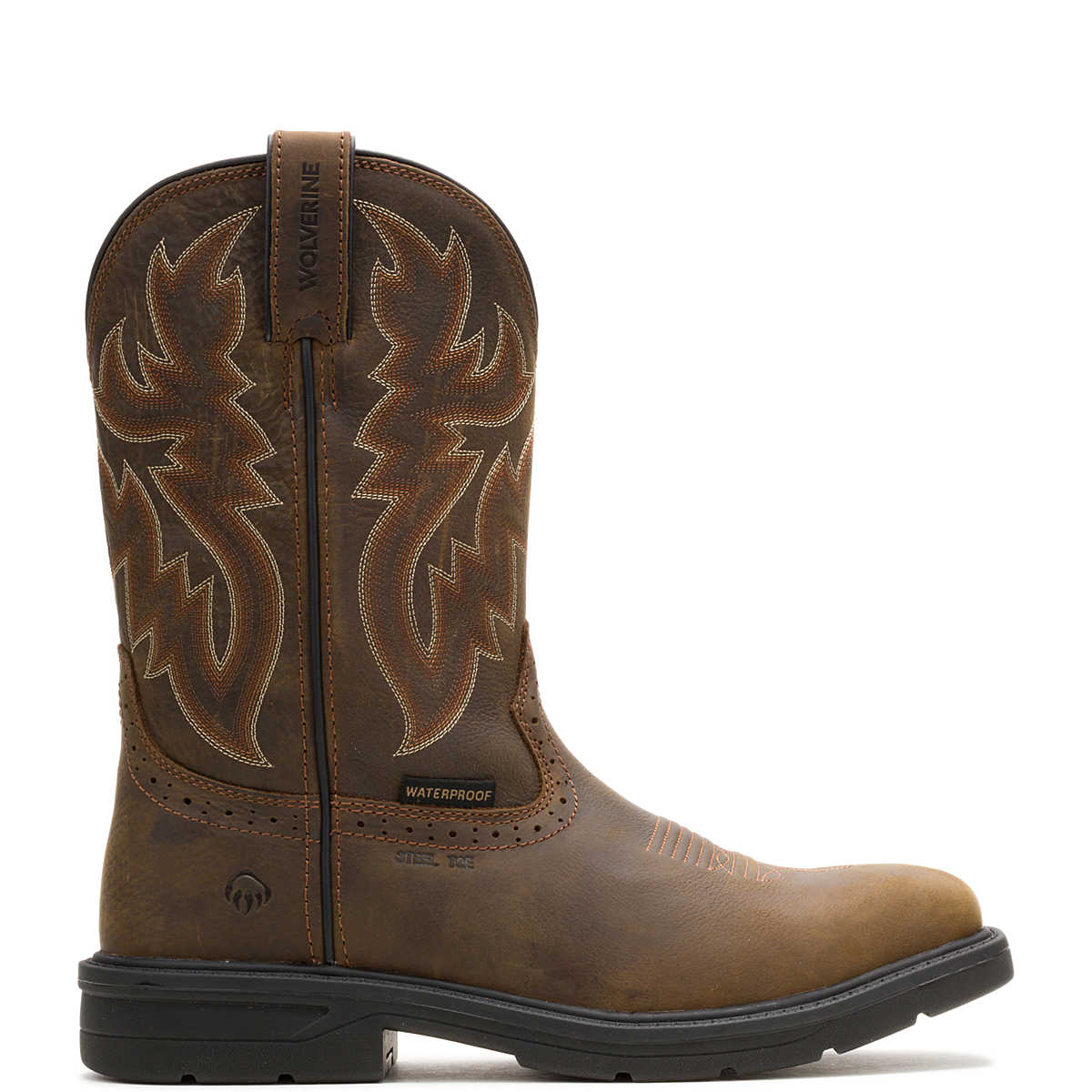 W251049 | Rancher Level Waterproof Square Steel Toe Wellington Boots