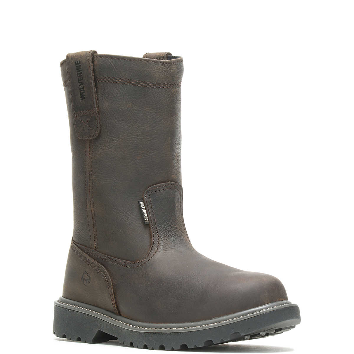 W10680 | Floorhand Waterproof Round Steel Toe Wellington Work Boots