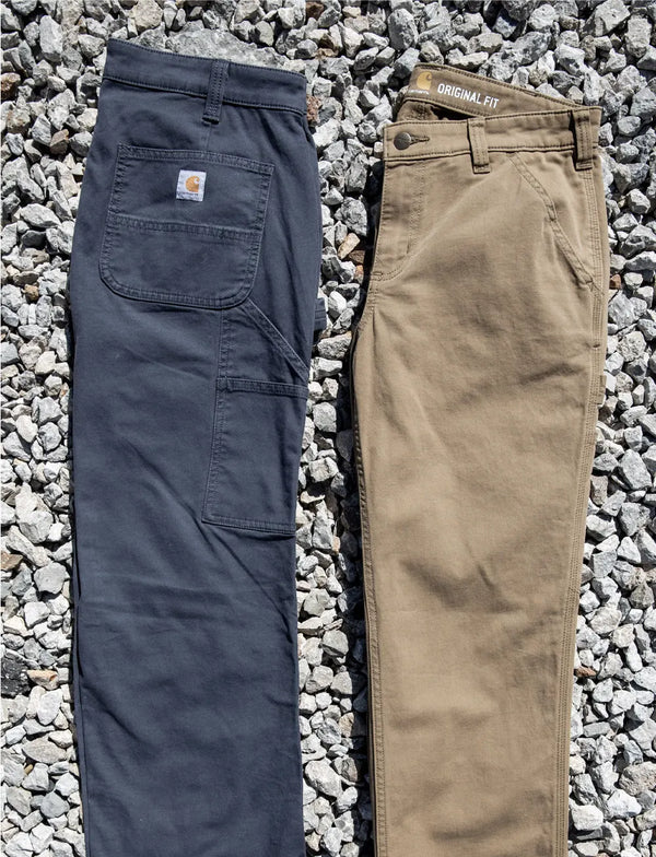 102291-253 | Carhartt NON-FR Relaxed Straight Rigby Dungaree Canvas Pants - Dark Khaki