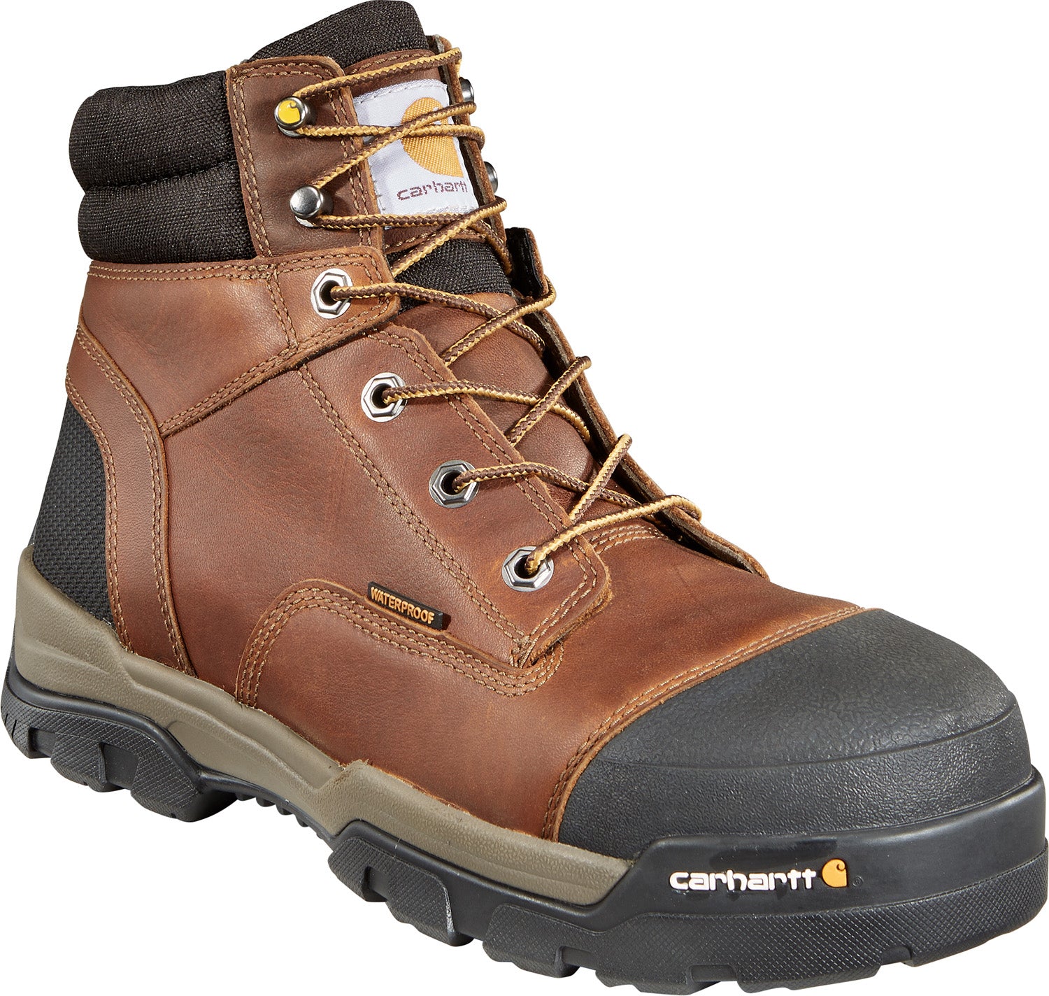 CME6355 | Carhartt Ground Force 6" Waterproof Round Composite Toe Work Boots