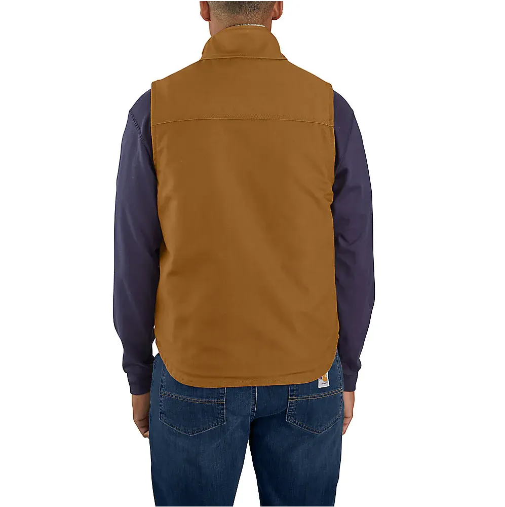 C104981-BRN | FR Duck Sherpa Lined Vest