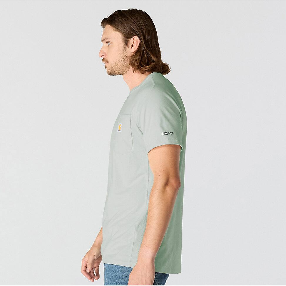 106652-GN8 | Force Relaxed Fit Short-Sleeve Pocket T-Shirt in Smoked Teal