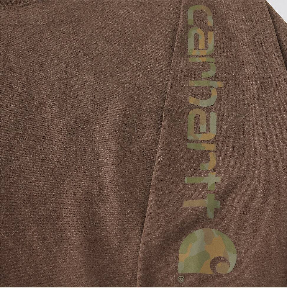 K231-EE7 | Dearborn Camo Logo T-Shirt in Brown