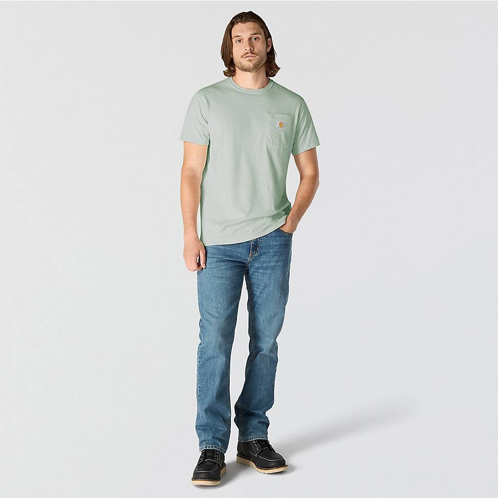 106652-GN8 | Force Relaxed Fit Short-Sleeve Pocket T-Shirt in Smoked Teal